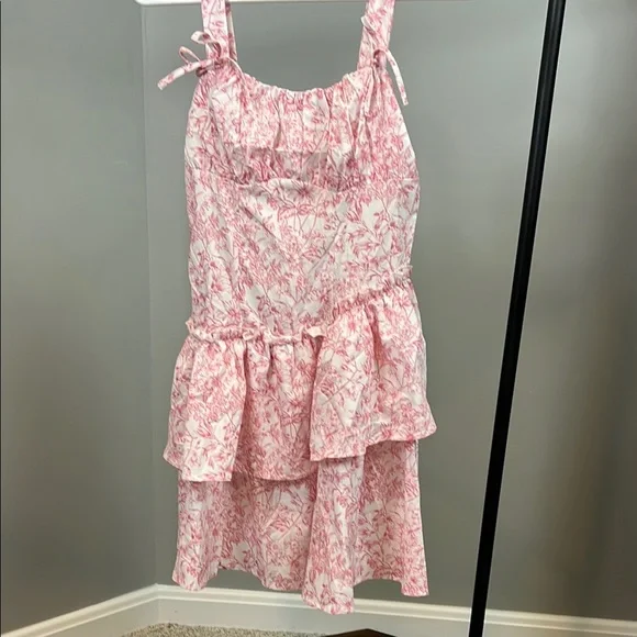 Floral Pink Sundress - Picture 2 of 5